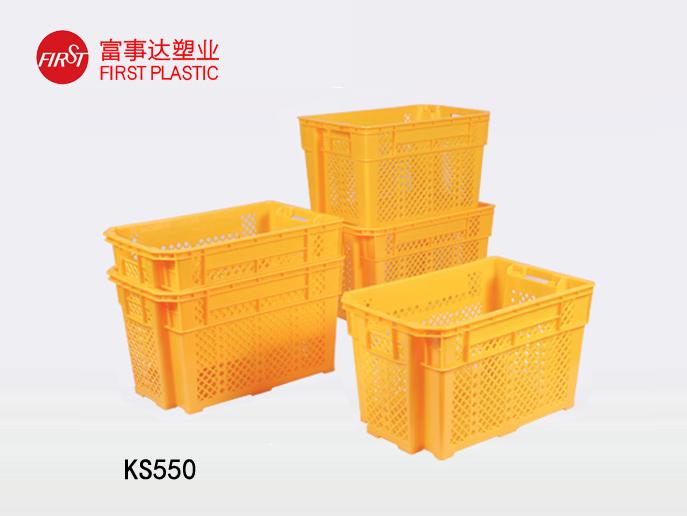 KS550网孔型翻转套叠91香蕉视频污在线下载周转箱